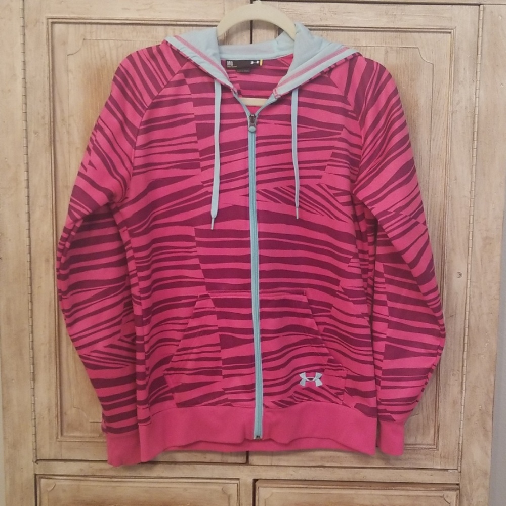 UNDER ARMOUR Pink Zebra Hoodie
